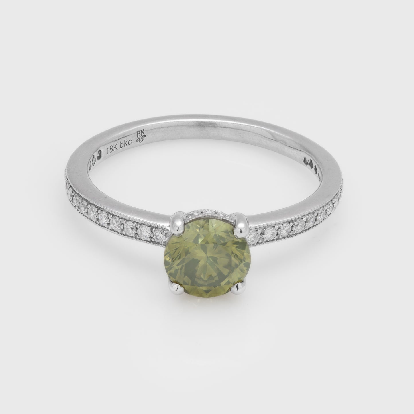 Green Diamond Bridal Set