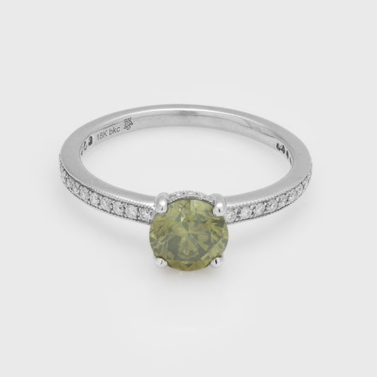 Green Diamond Bridal Set