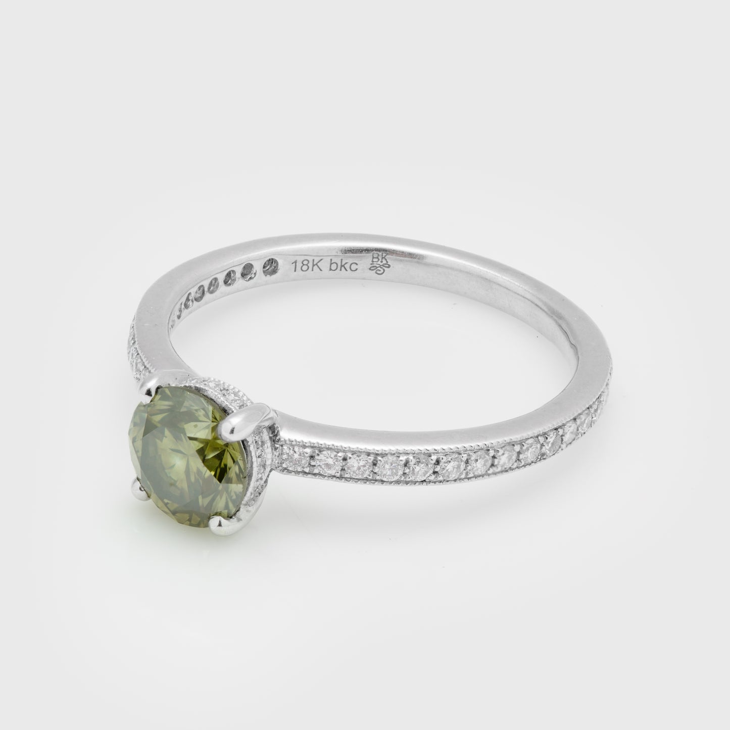 Green Diamond Bridal Set