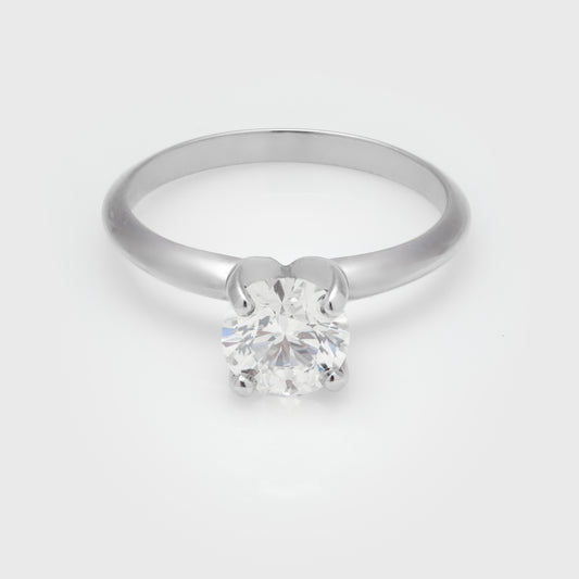 Vintage Diamond Solitaire Ring