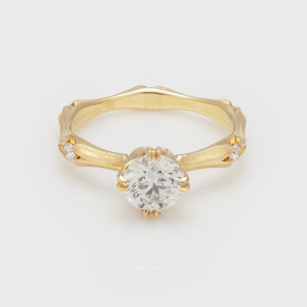"Athena" Solitaire Diamond Ring