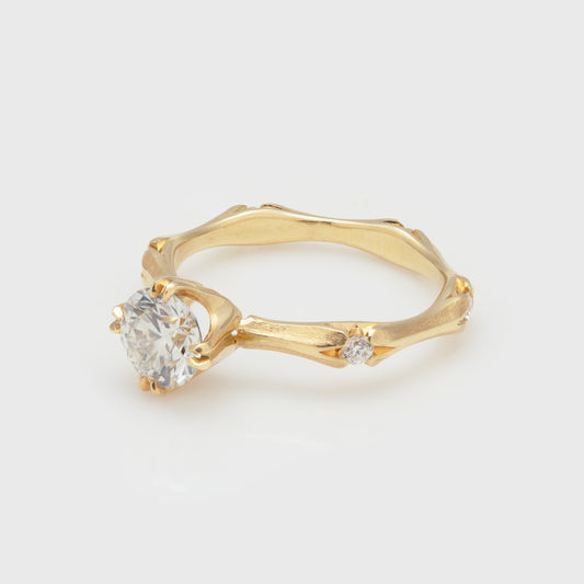 "Athena" Solitaire Diamond Ring