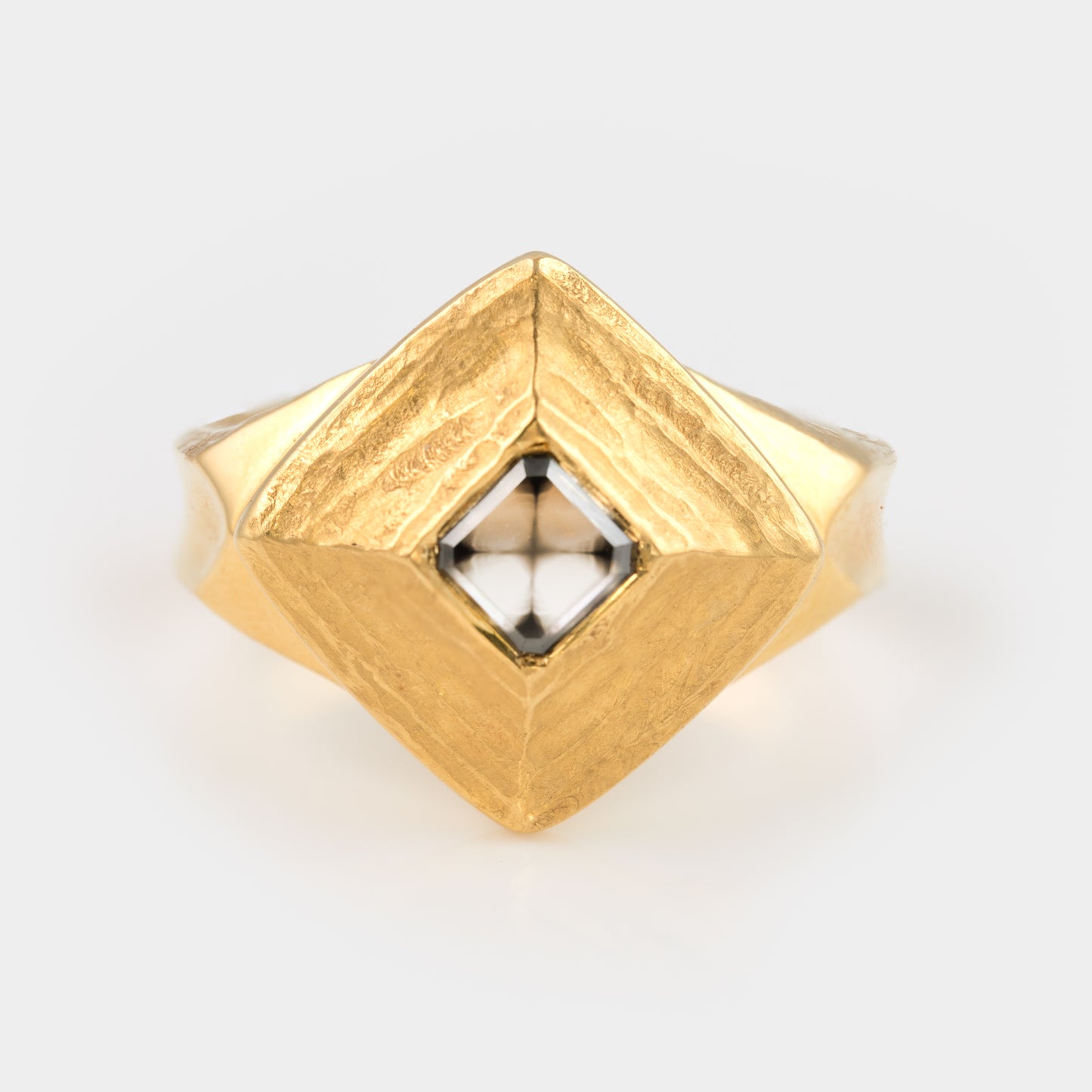 Cross Diamond Slice Ring