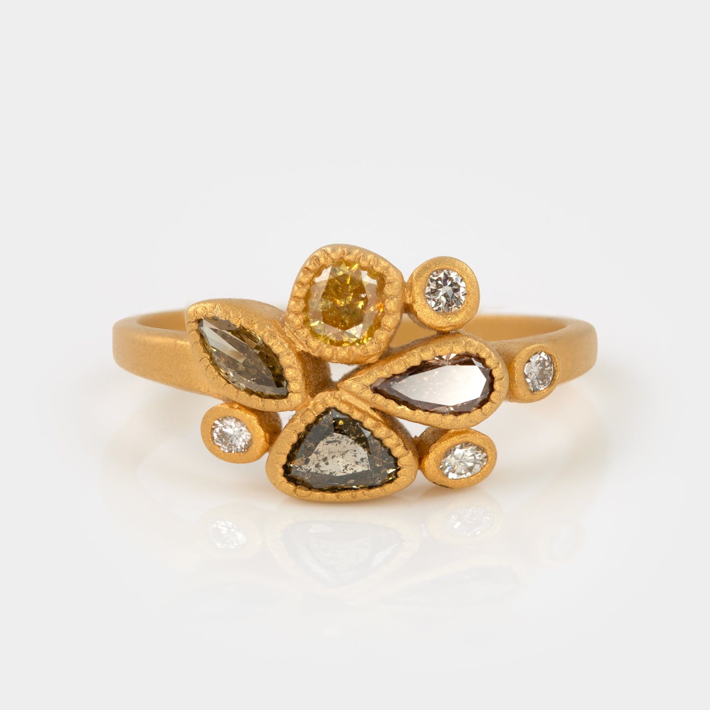 Multicolor Diamond Ring