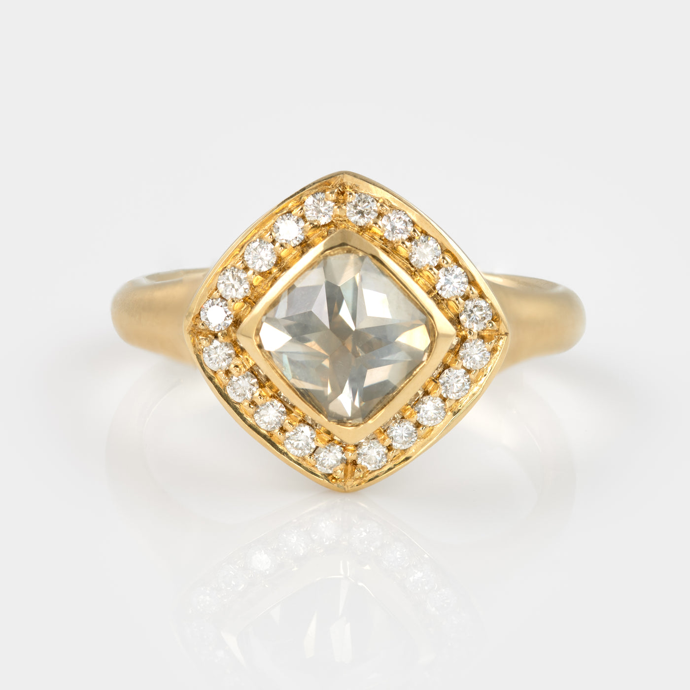 Upside Down Diamond Ring