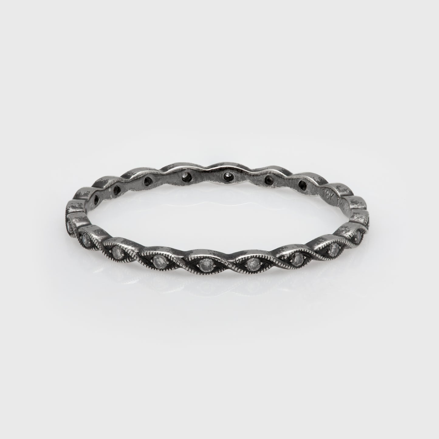 Black Rhodium Marquise Style Eternity Band