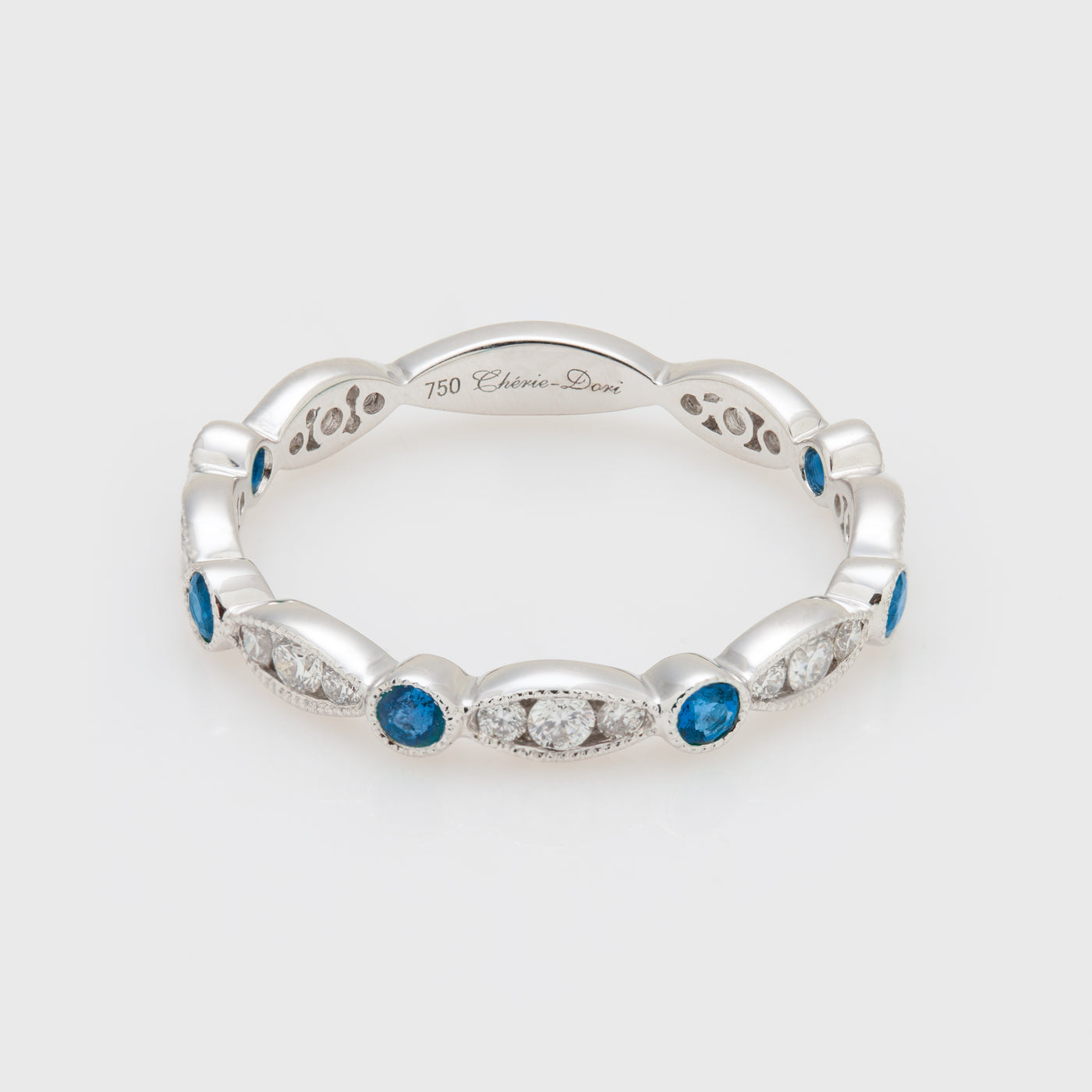 Sapphire & Diamond Band
