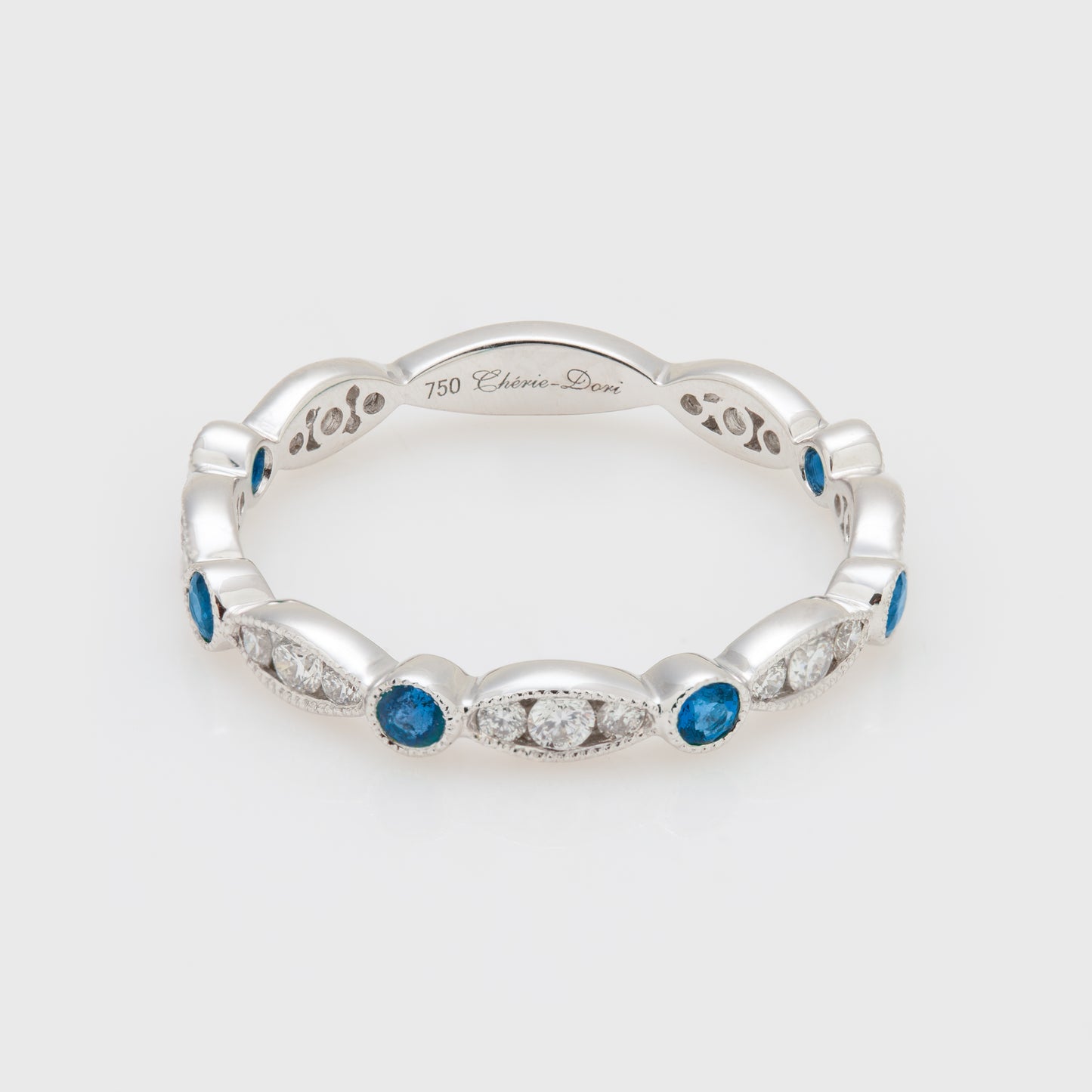 Sapphire & Diamond Band