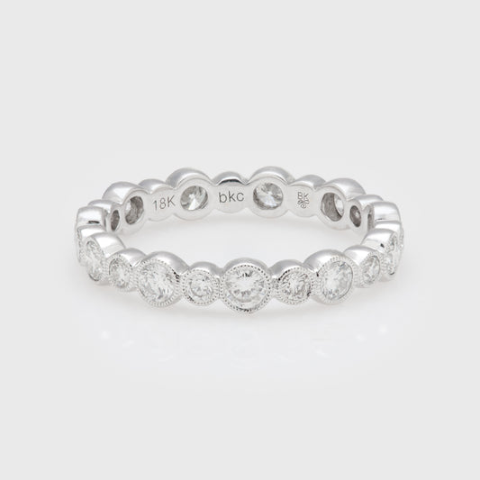 Milgrain Bezel Eternity Band