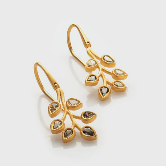 Gold Leaf Earrings