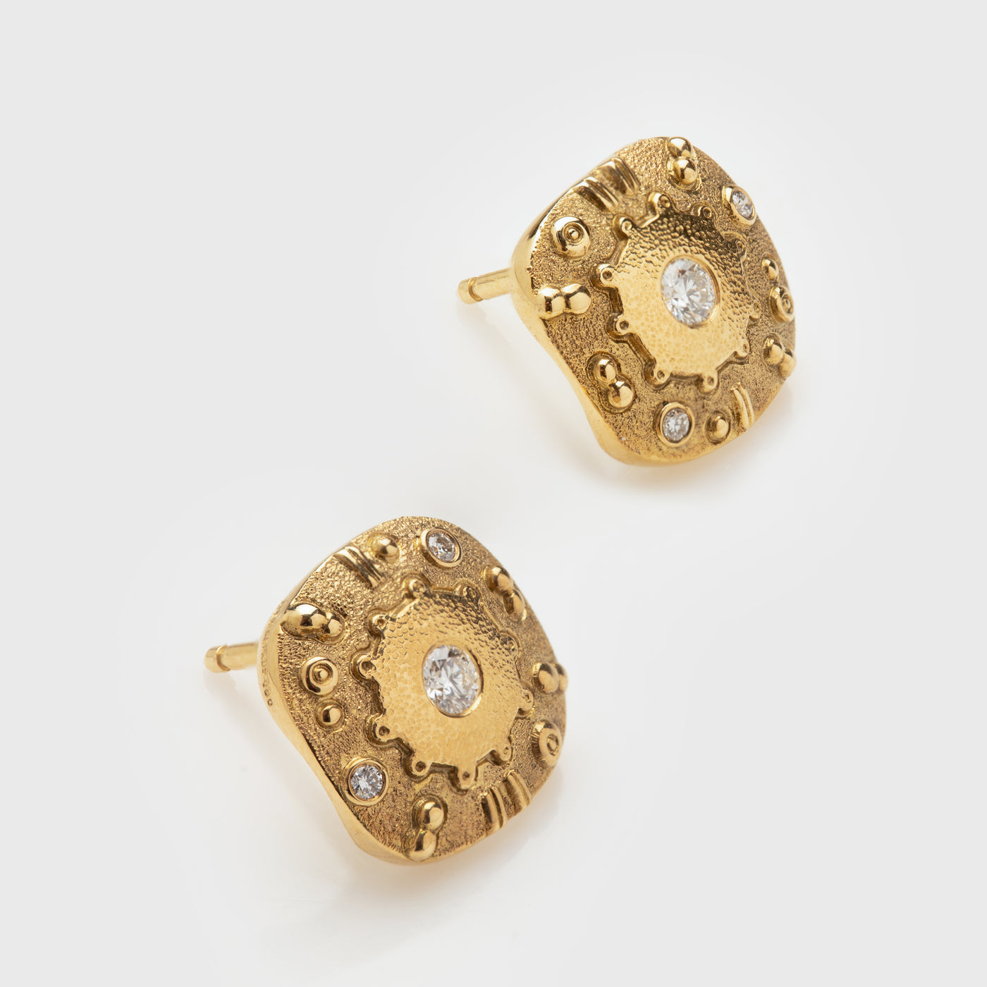 "Submarine" Diamond Earrings