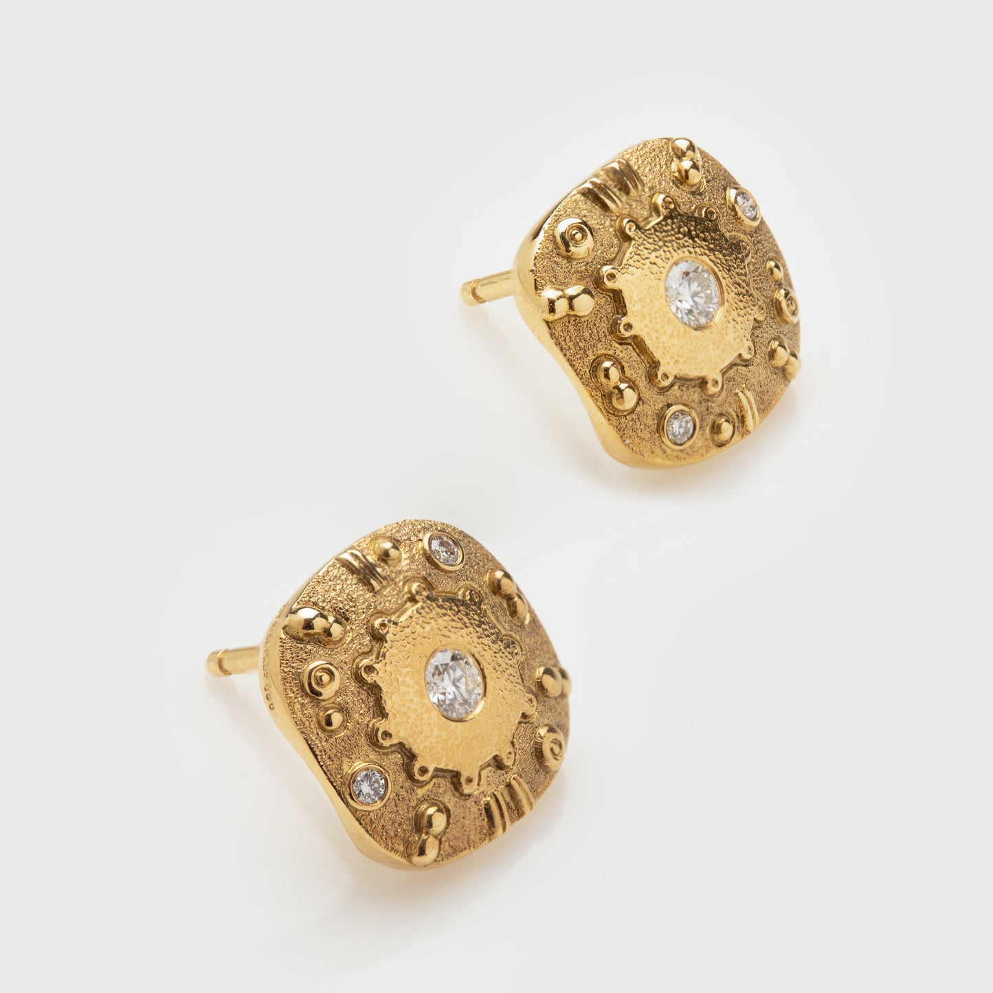 "Submarine" Diamond Earrings