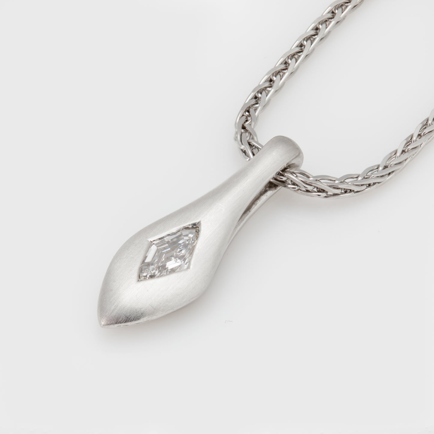 Platinum Kite Diamond Necklace