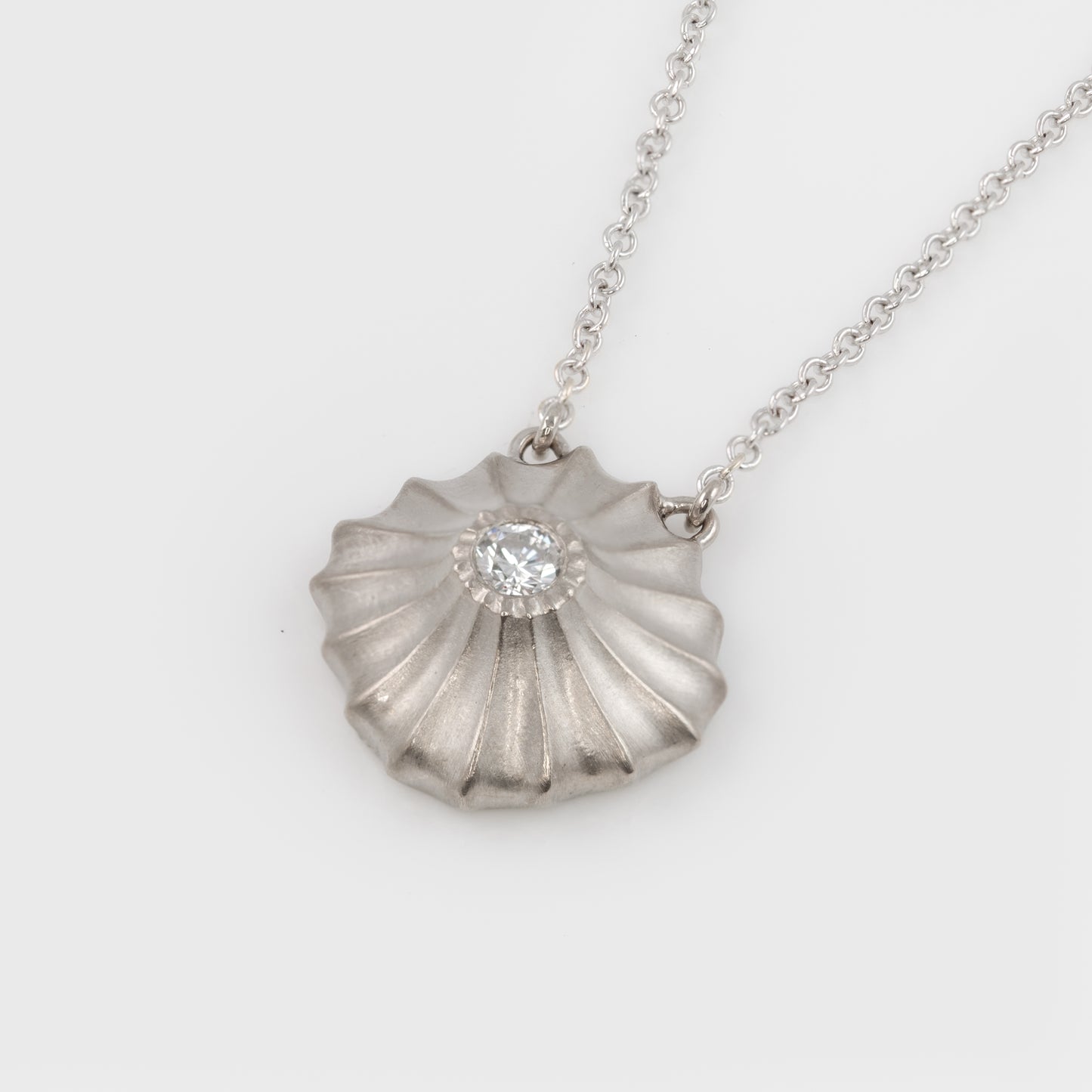 Scalloped Diamond Necklace II