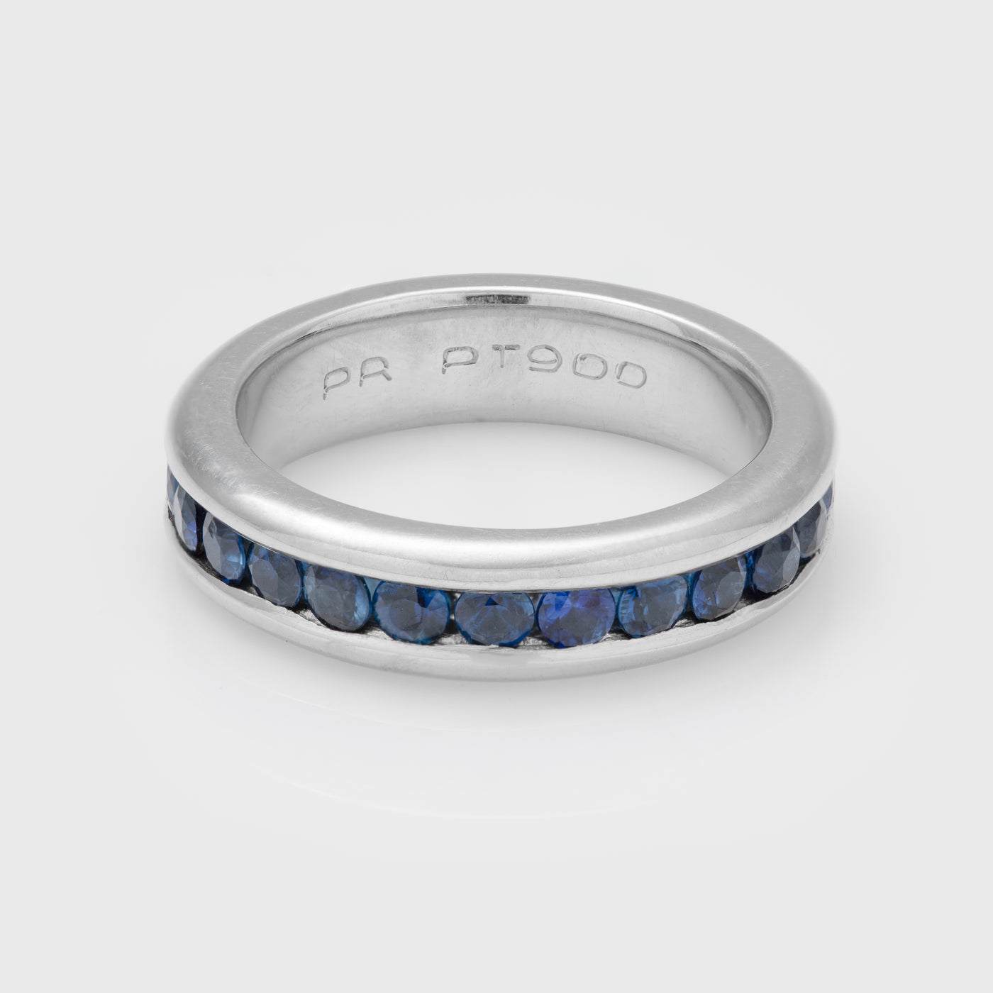 Blue Sapphire Eternity Ring