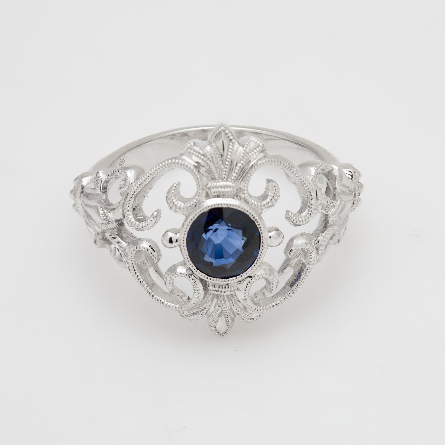 Filigree Sapphire Ring