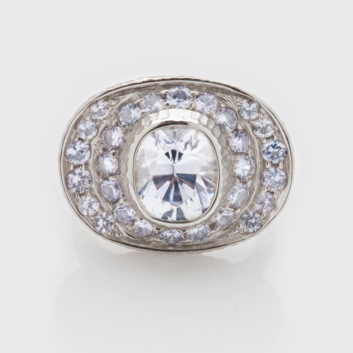 Platinum Lavender Sapphire Ring