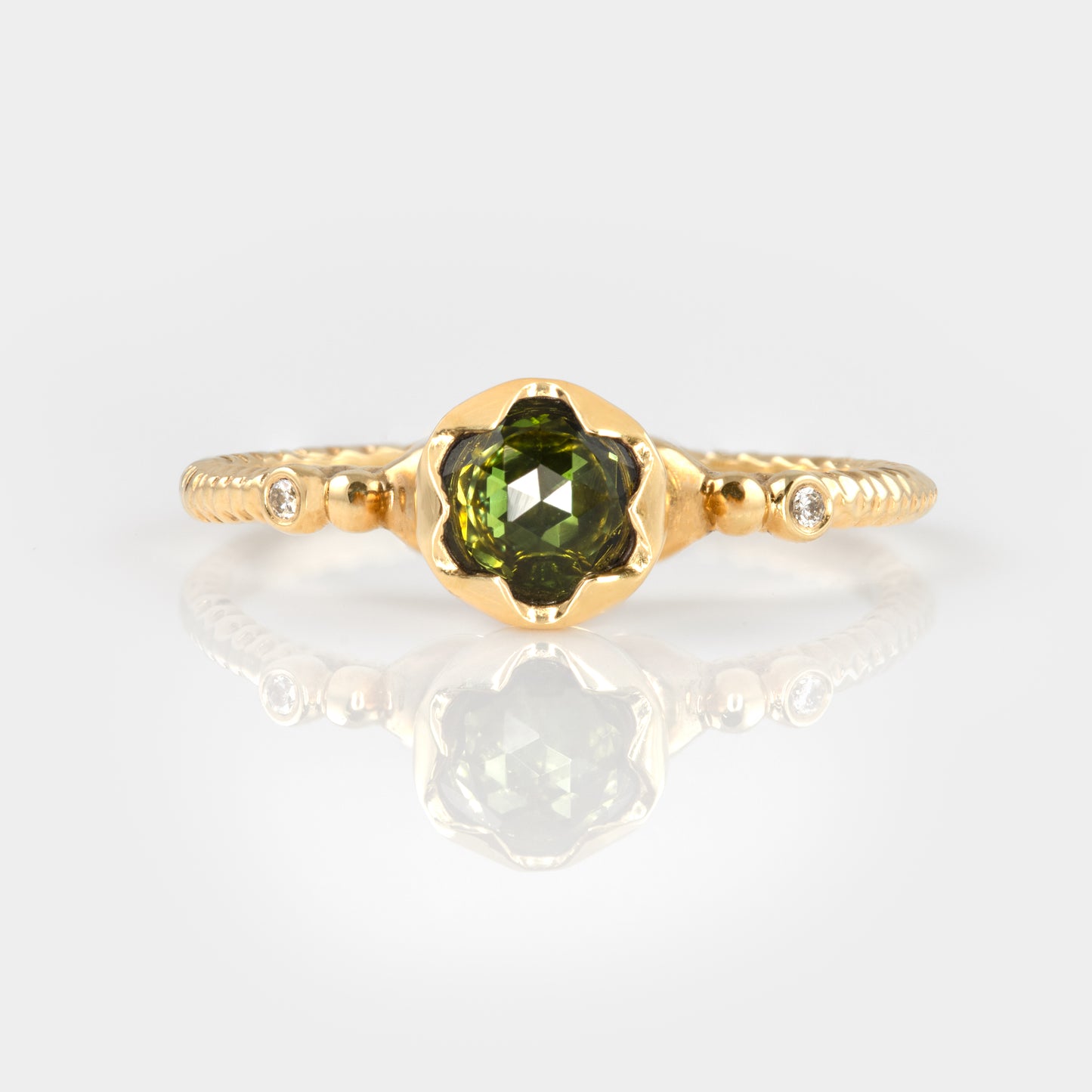 Tourmaline Wishing Well Ring