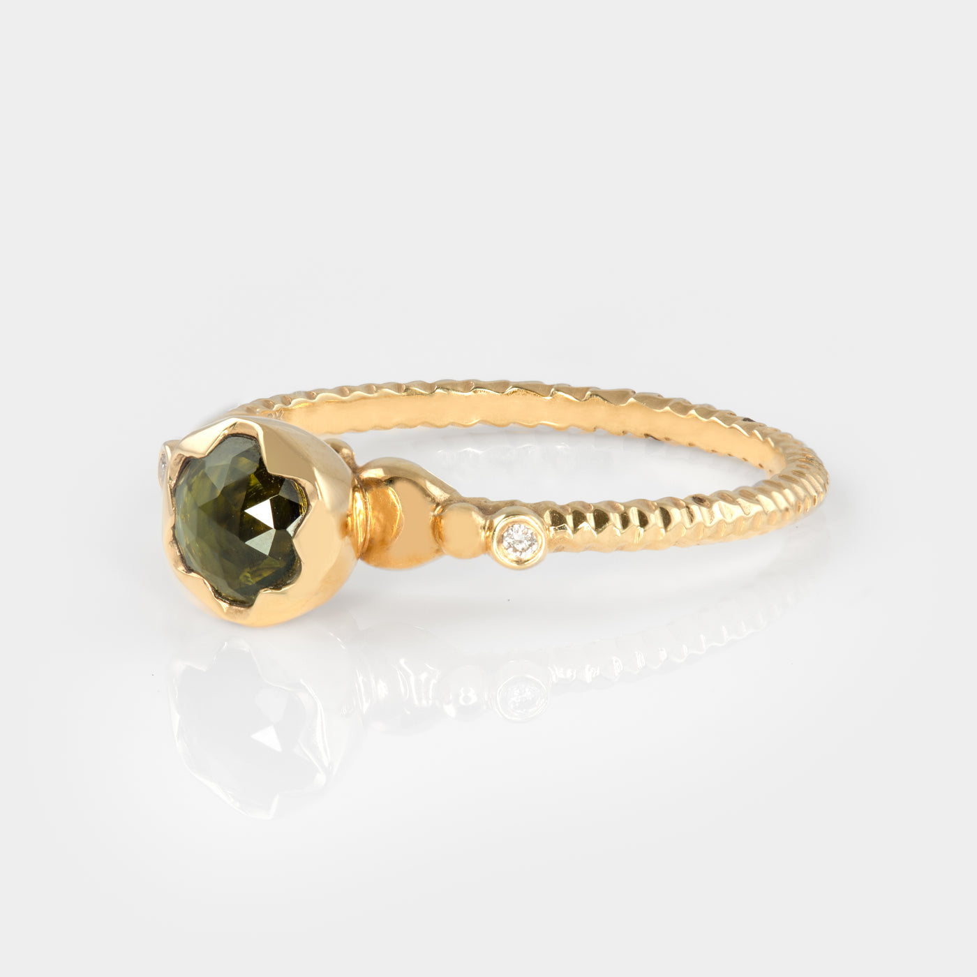 Tourmaline Wishing Well Ring