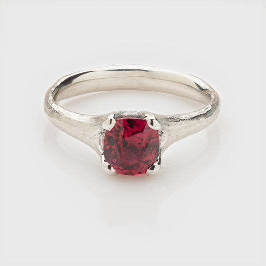 Spinel Redwood Bark Ring