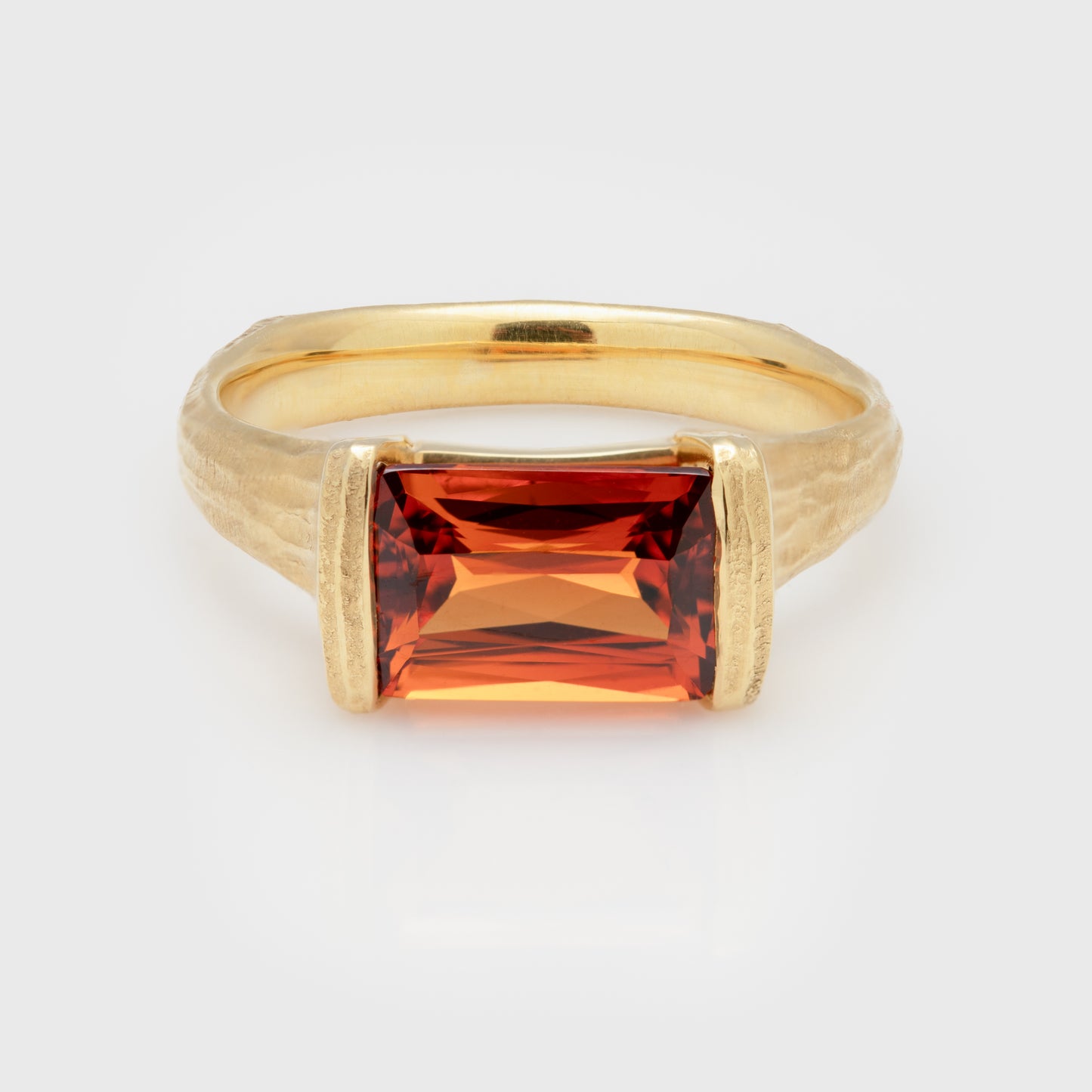 Gold Spessartite Ring