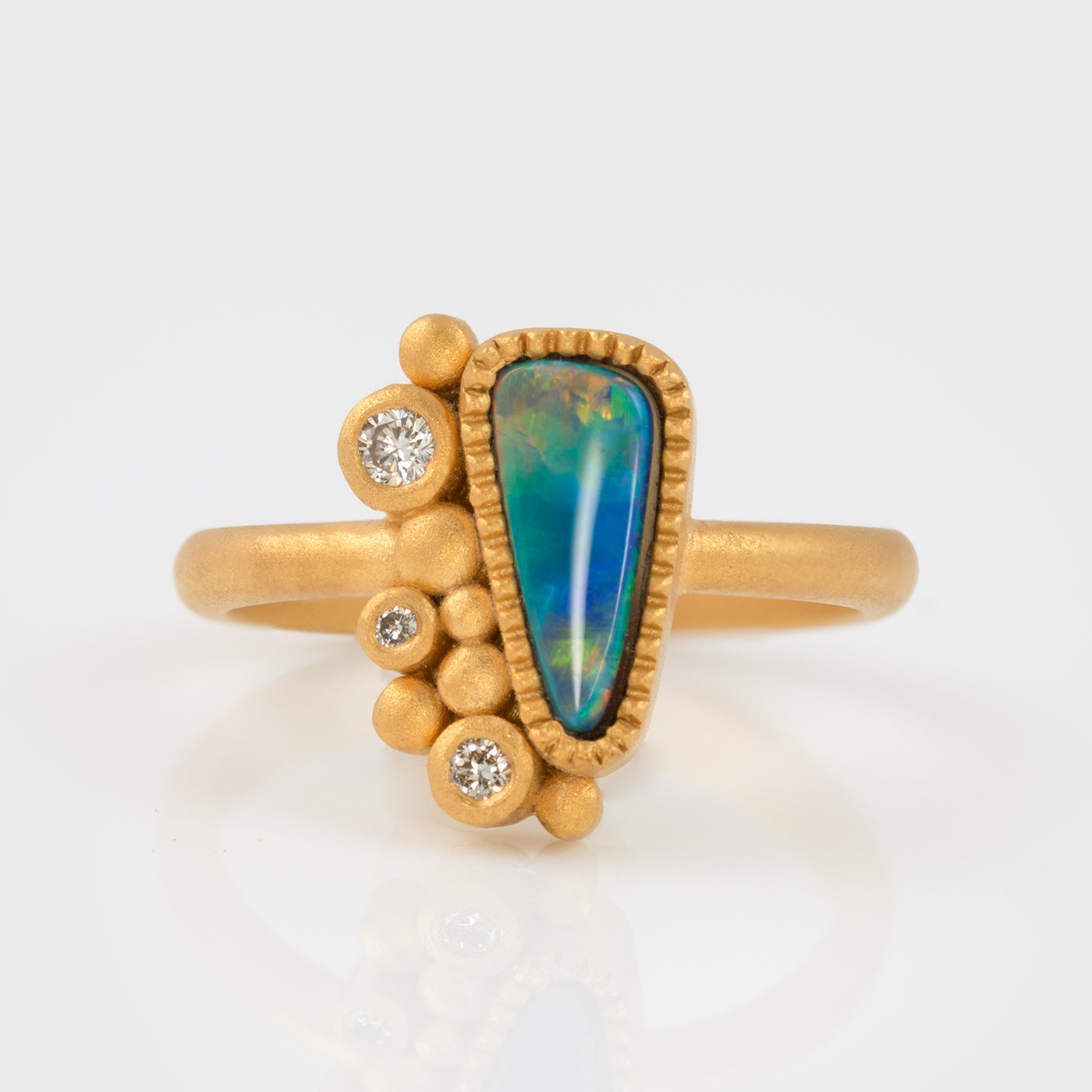 Australian Opal Doublet Ring