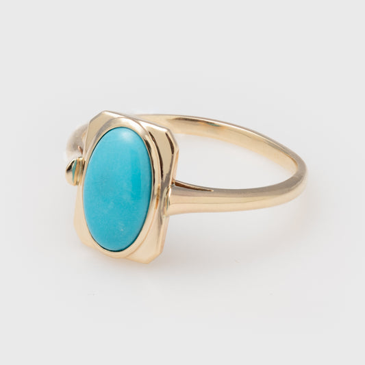Turquoise Gold Ring