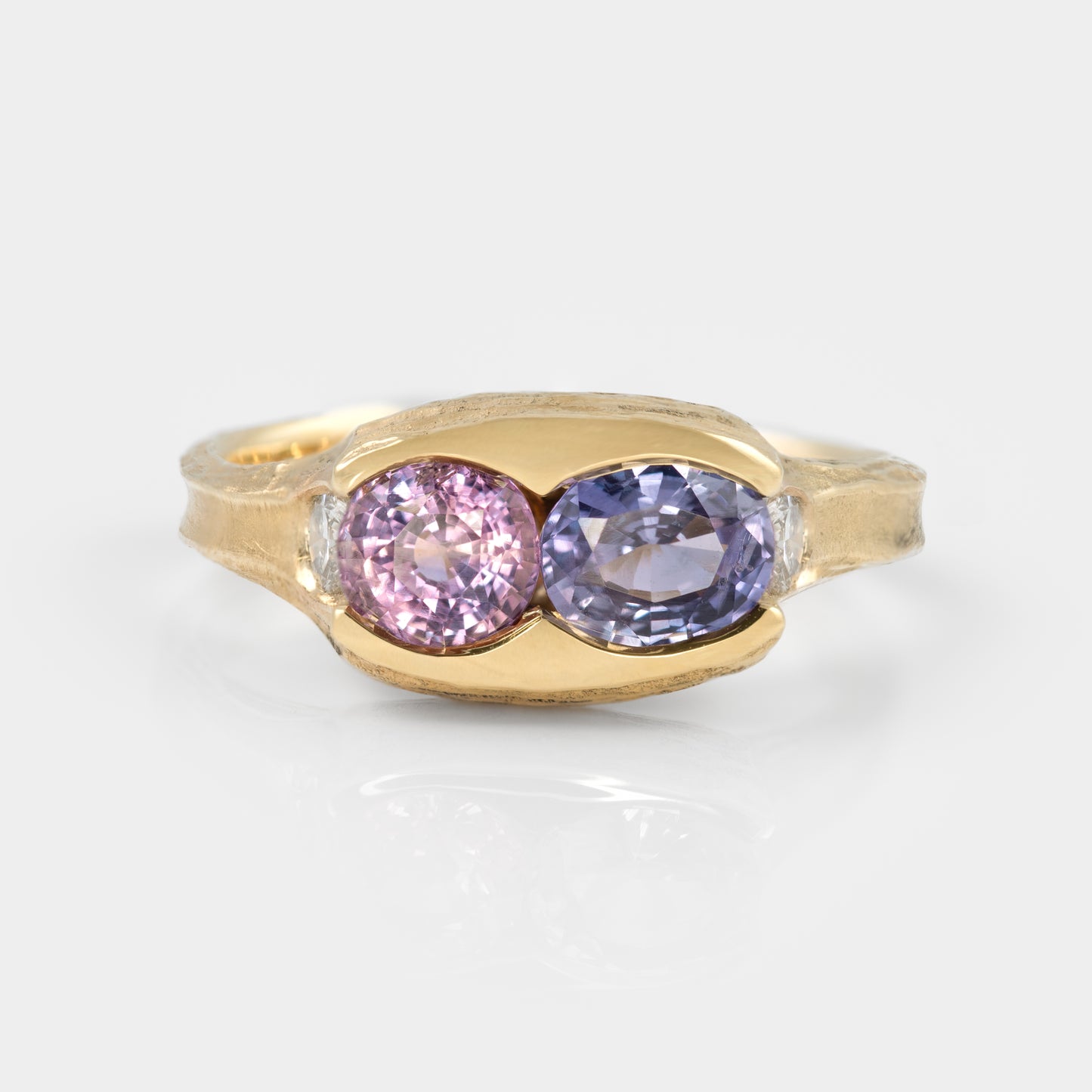Pink & Purple Sapphire Ring