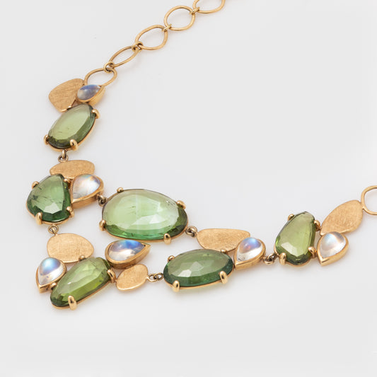 Tourmaline & Moonstone Necklace
