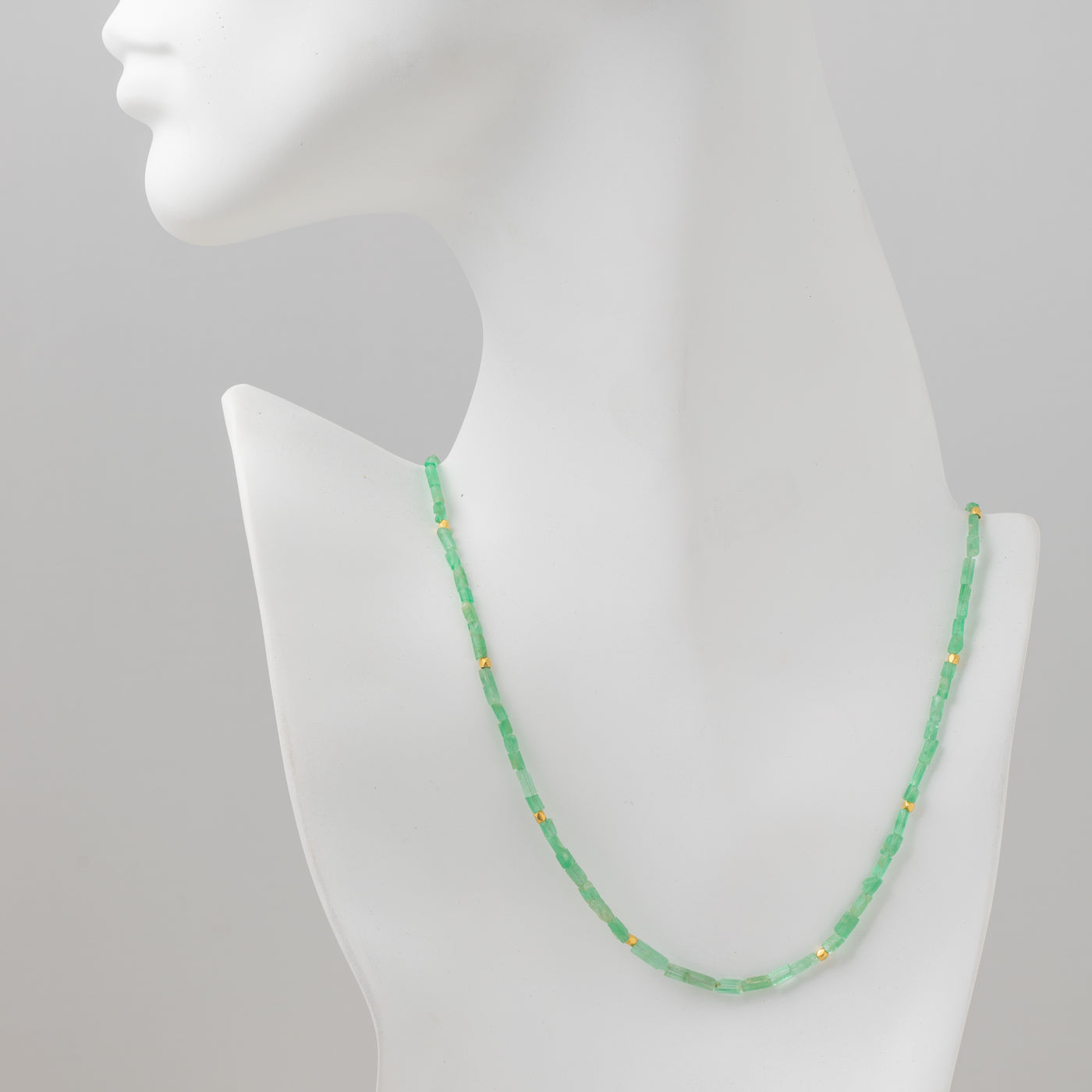 Emerald Bead Necklace