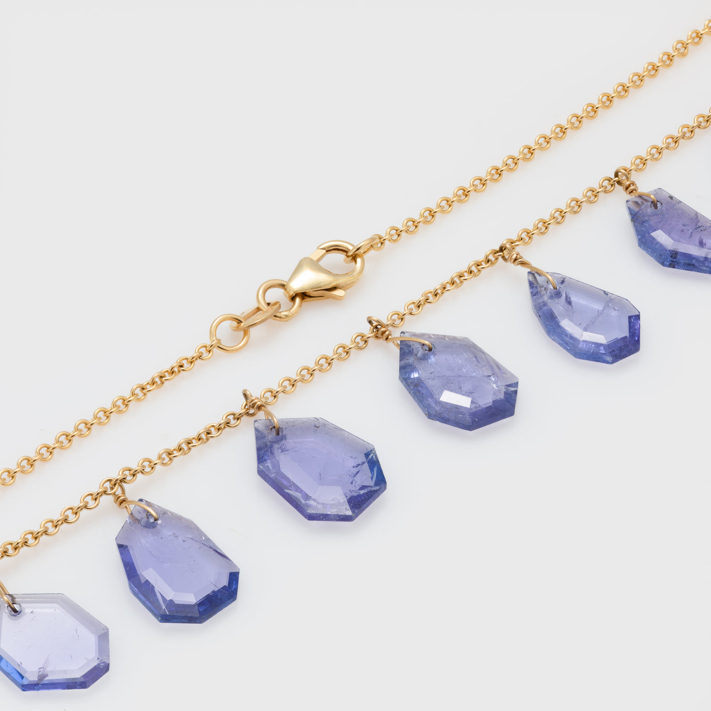 Tanzanite necklace.