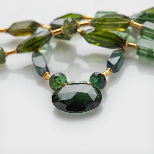 Green Tourmaline Necklace