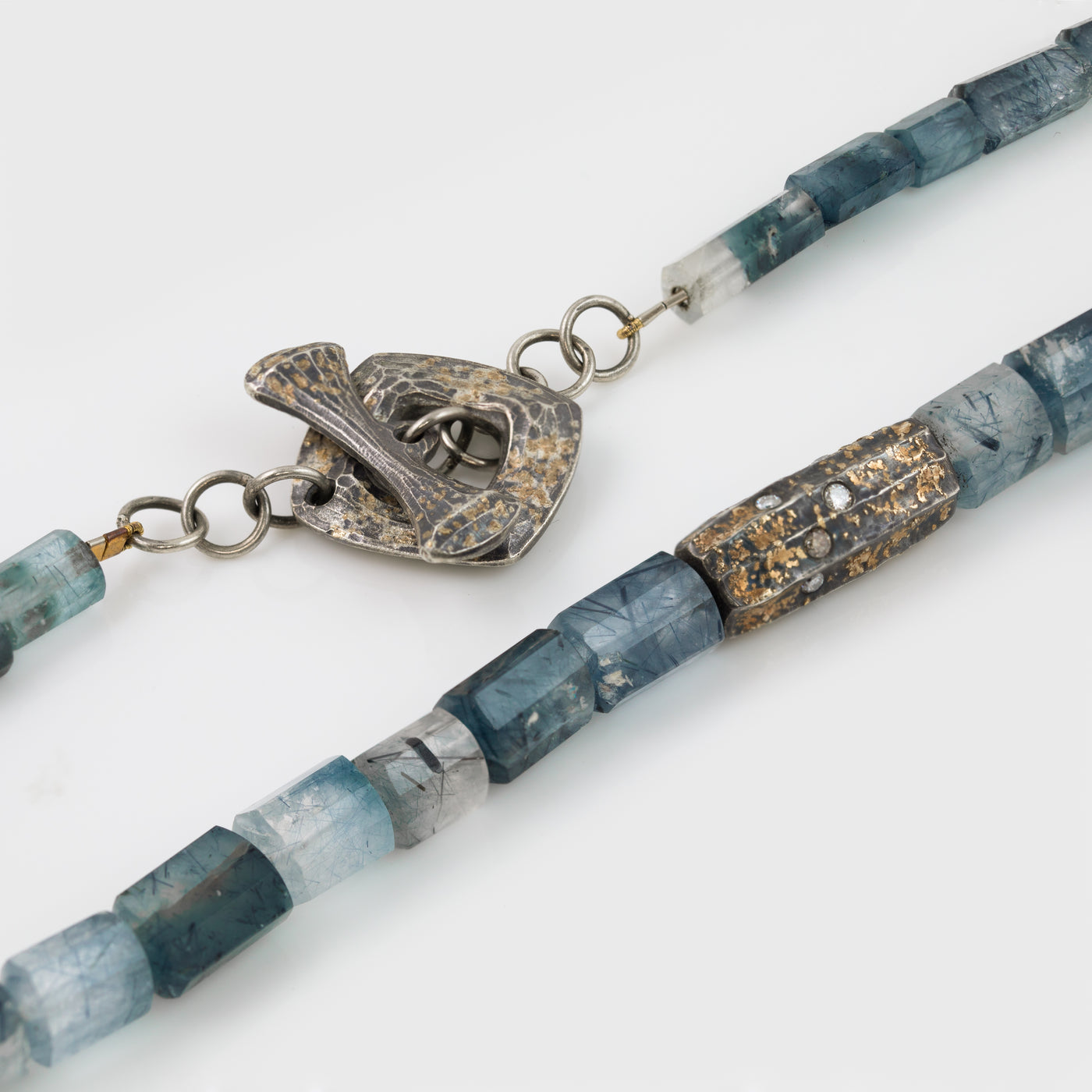 Actinolite in Quartz Necklace