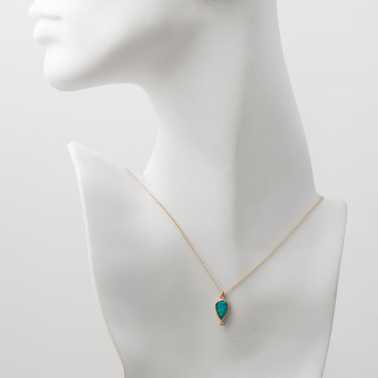 Vibrant Opal Necklace