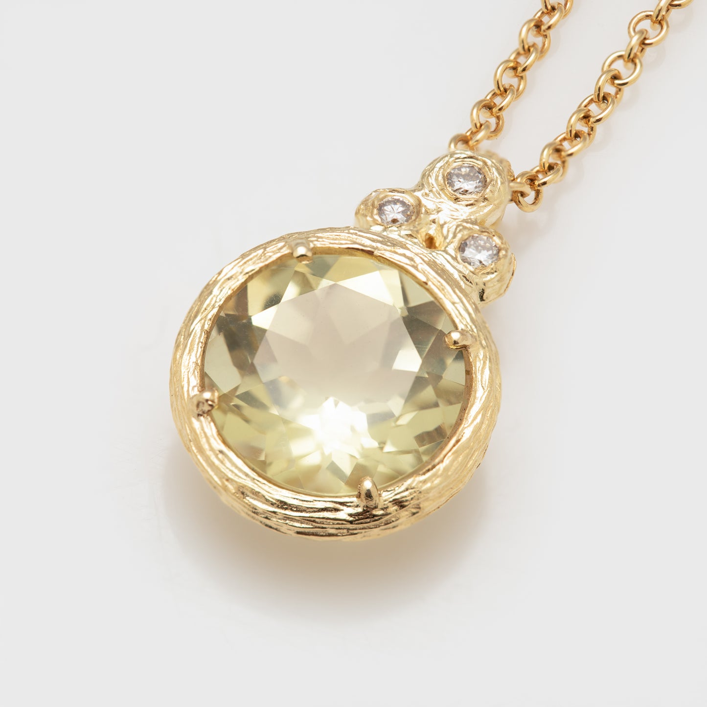 Lemon Quartz Pendant