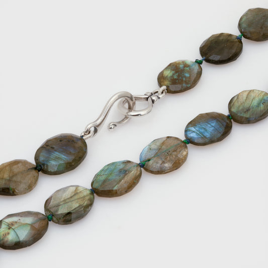 Knotted Labradorite Necklace