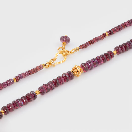 Purple Garnet Necklace