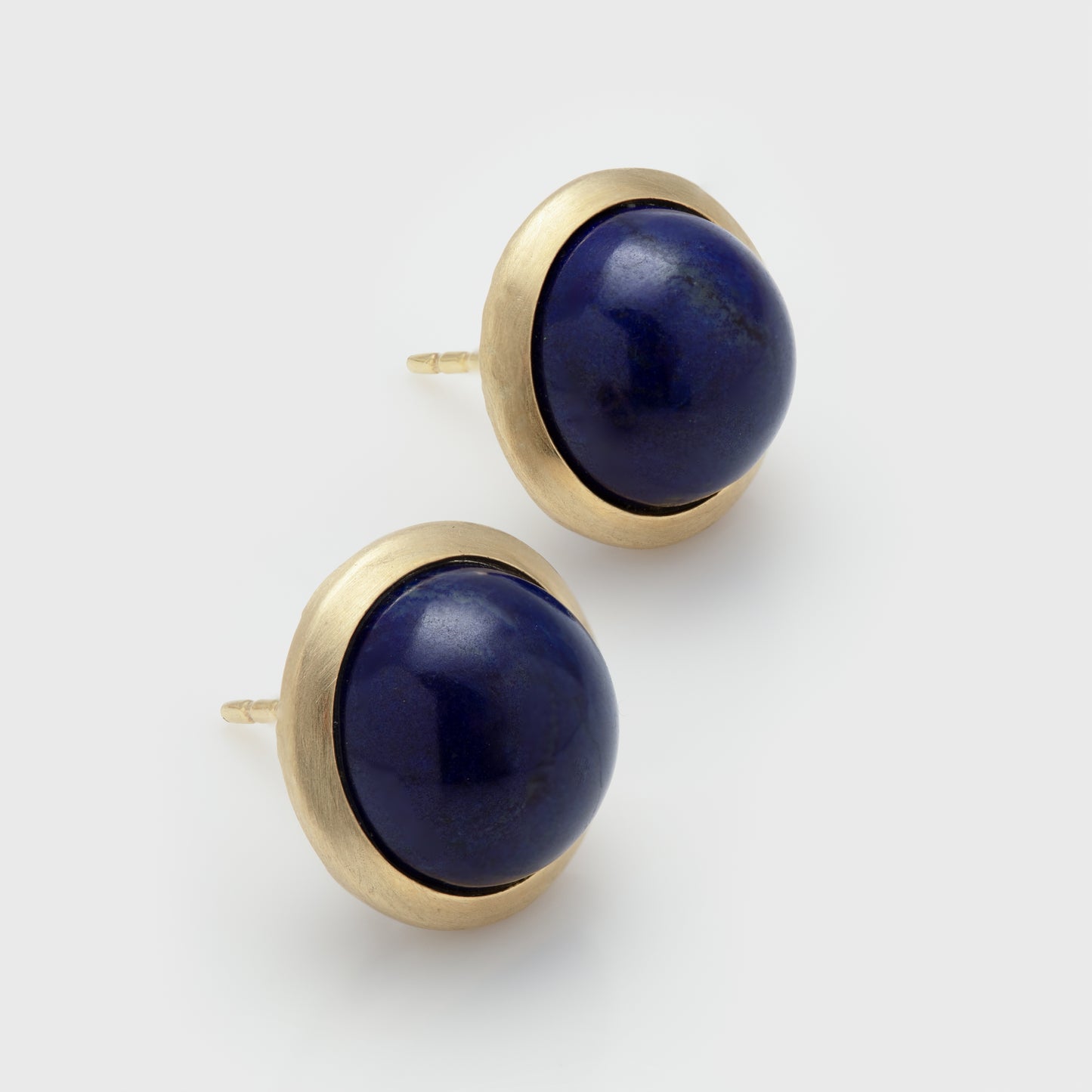 Lapis Lazuli Stud Earrings