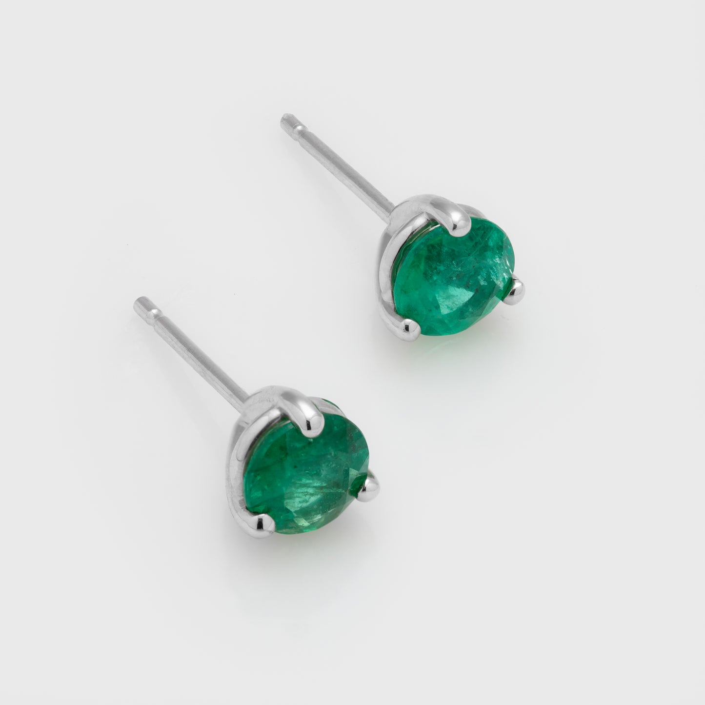 Emerald Stud Earrings