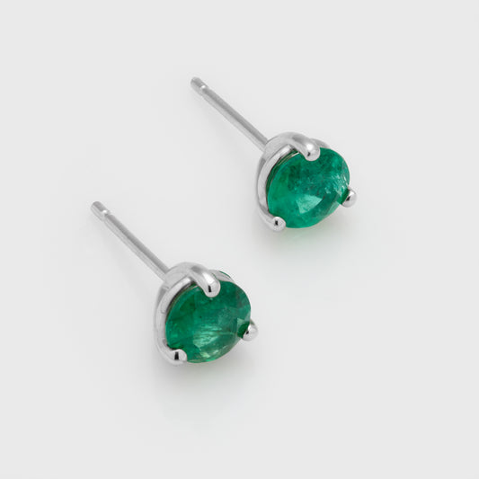 Emerald Stud Earrings