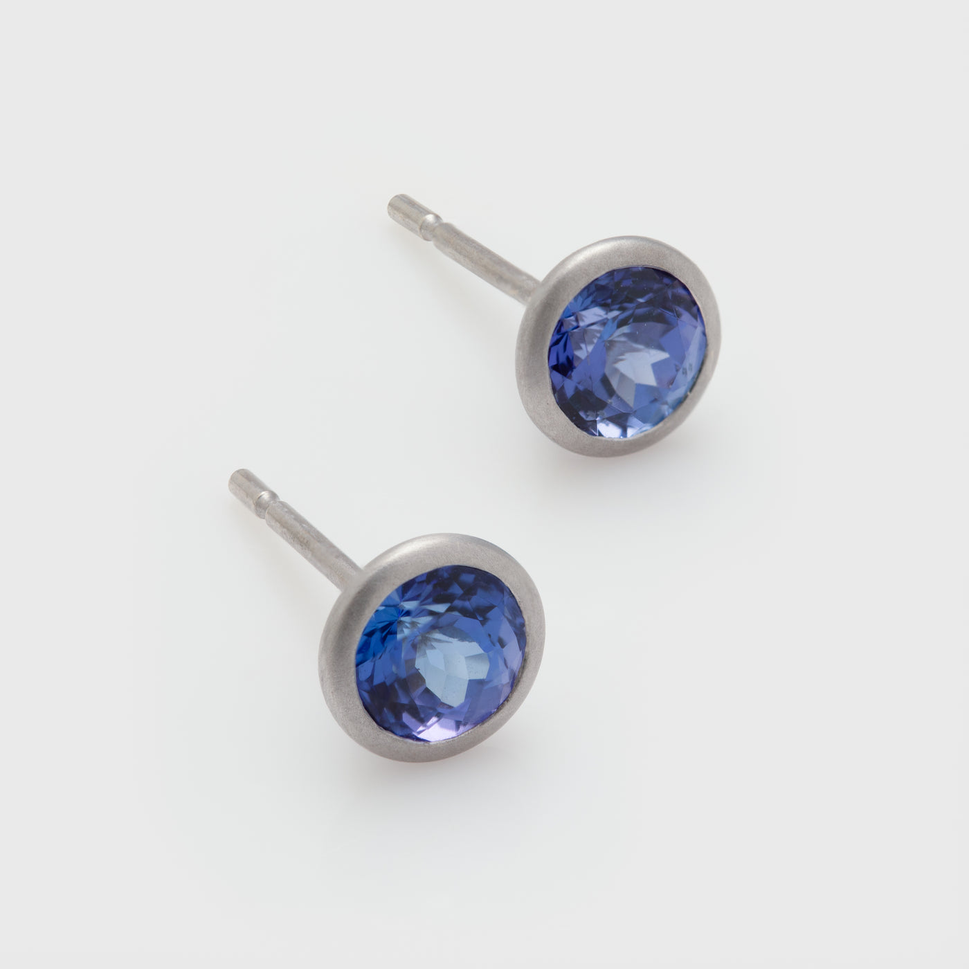 Tanzanite Stud Earrings