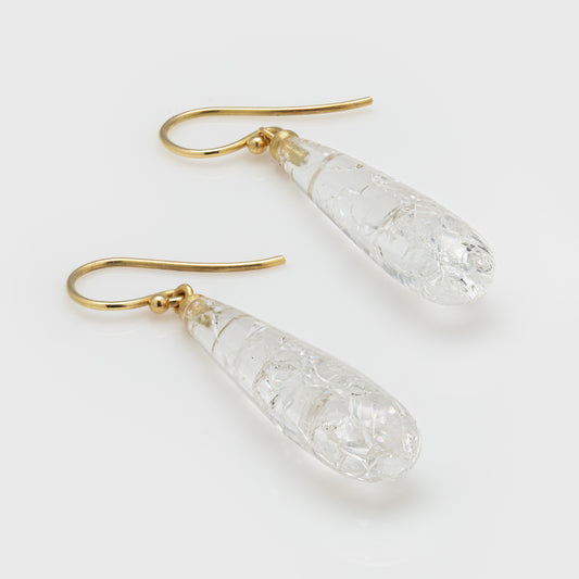 Crackle Quartz Earrings