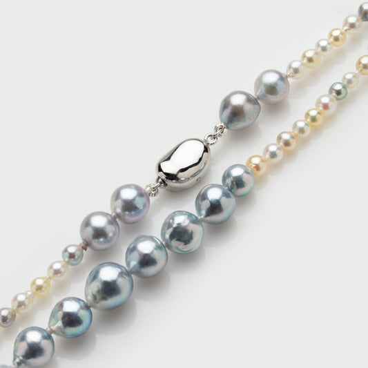 Multicolor Akoya Pearl Necklace