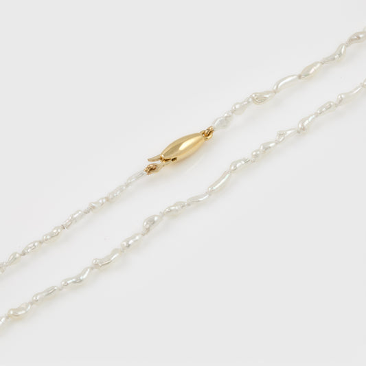 Akoya Keshi Pearl Necklace