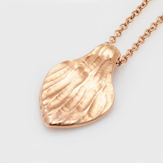 Rose Gold Leaf Pendant