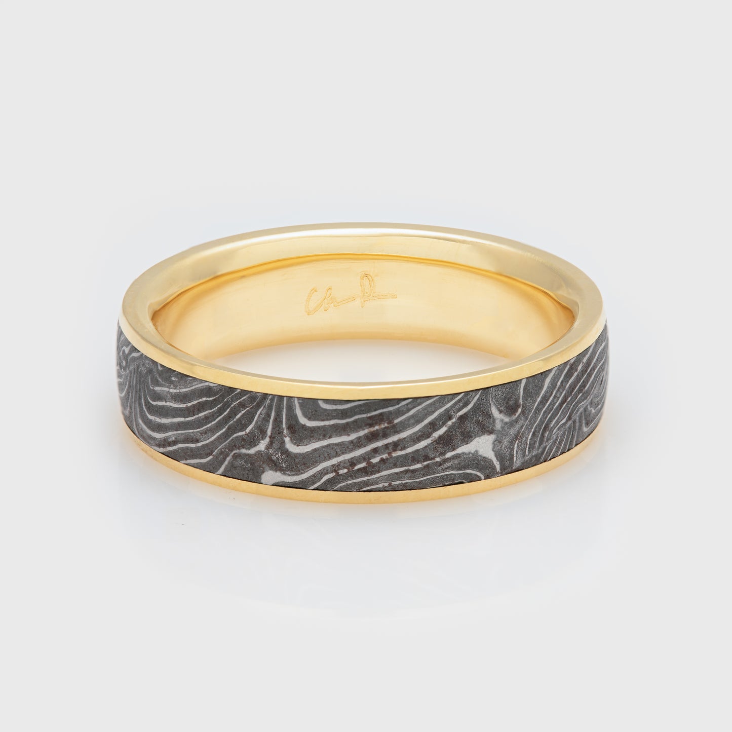 Damascus Gold Band