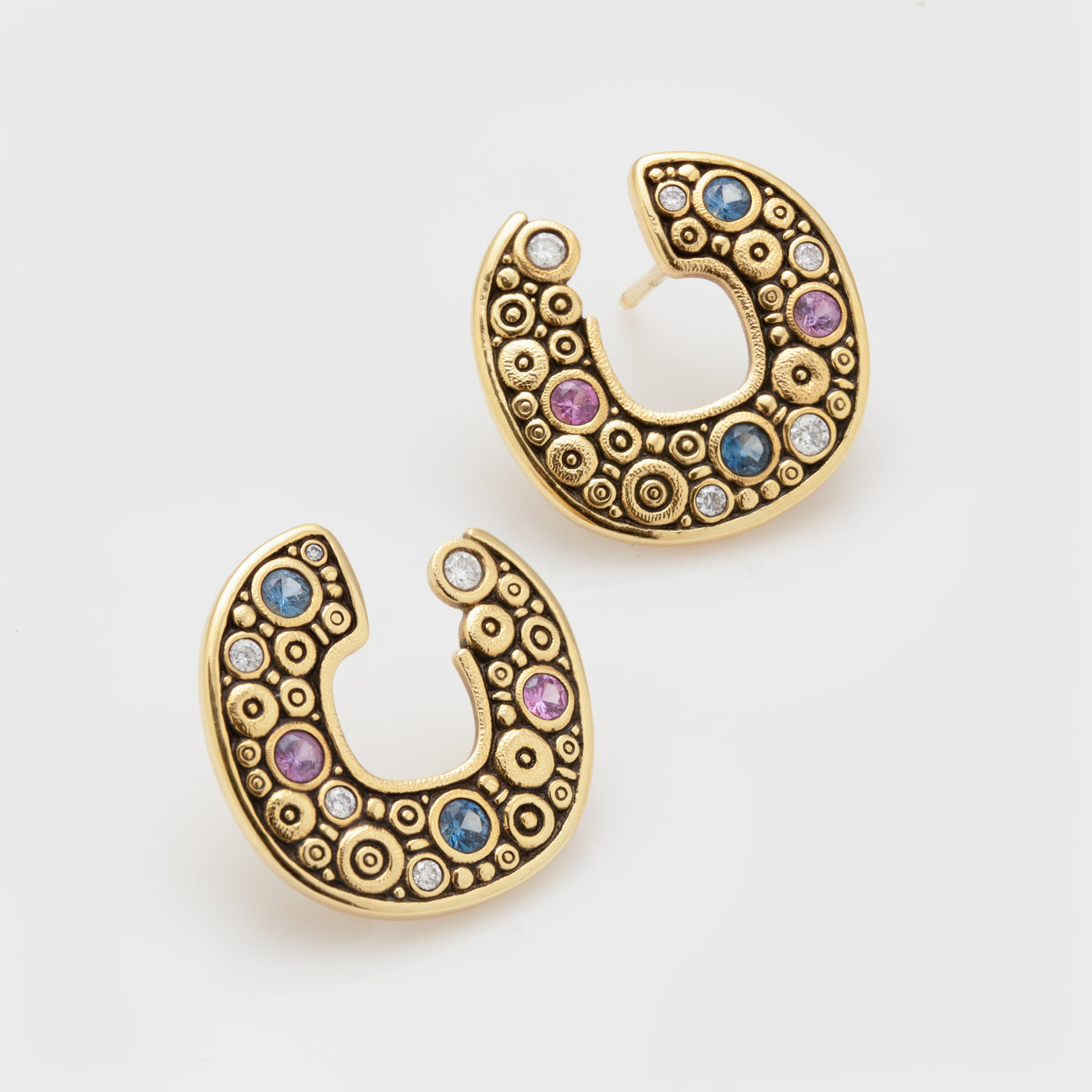 "Split Disc" Earrings