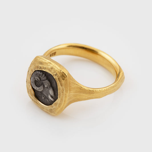 Ancient Troas Coin Ring