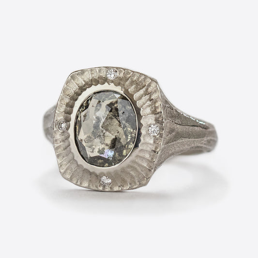 Rustic Diamond Ring