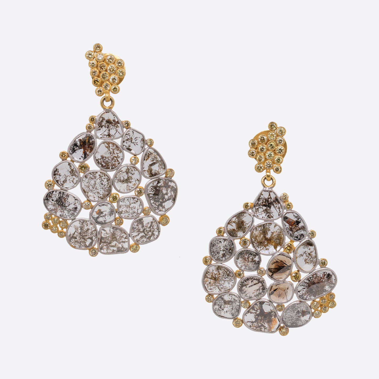 Diamond Slice Earrings